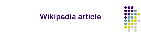 Wikipedia article