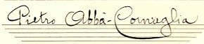 Pietro Abba-Cornaglia signature